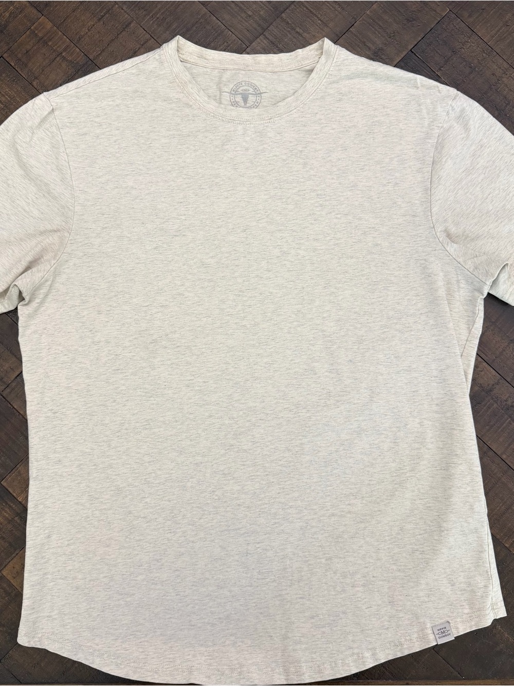 Flag & Anthem  Men's Short Sleeve Crew Tee in Heather Light Cream